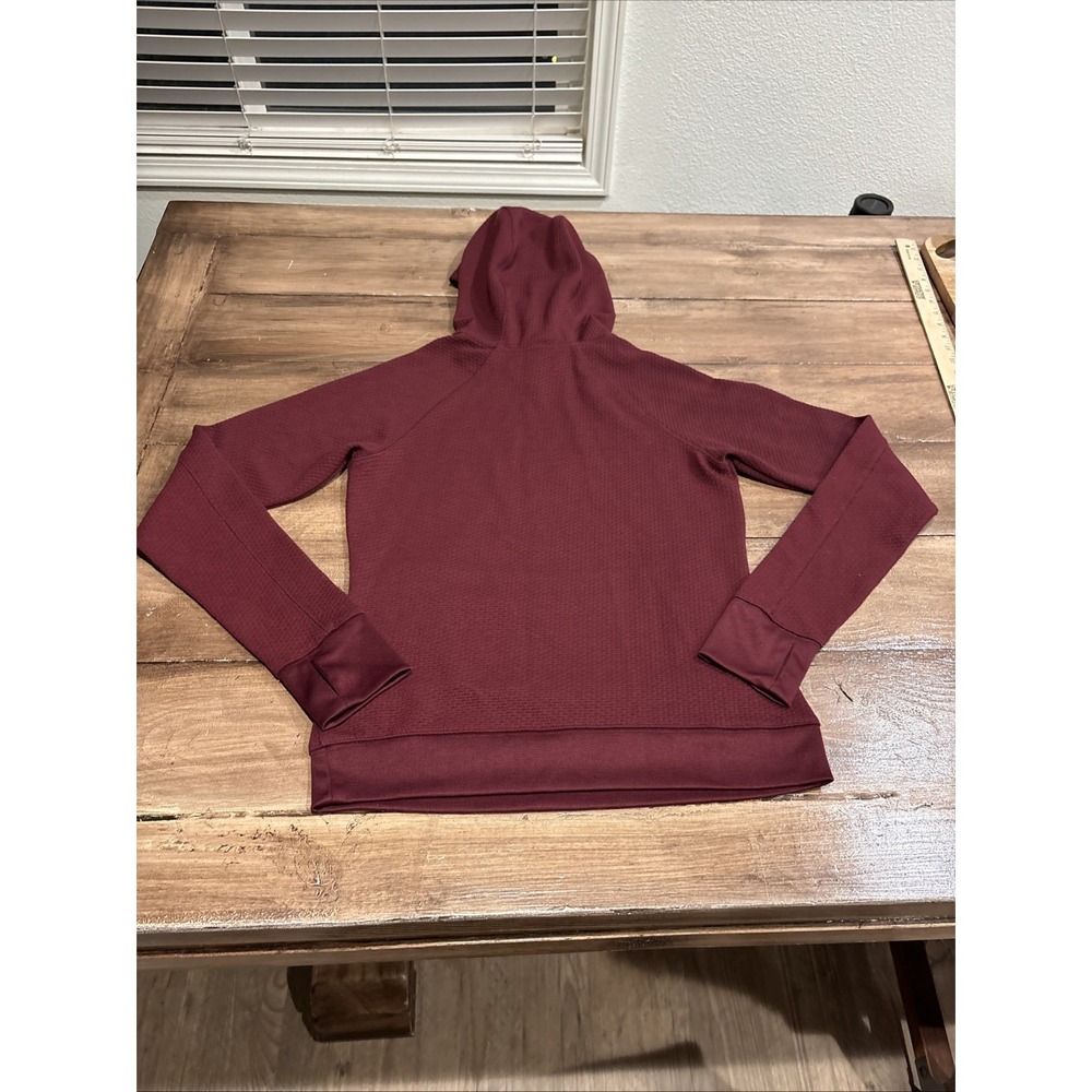 Rank 45 Hoodie Womens Xs BurgundyPockets Hooded Pullover Sweatshirt‎ - Picture 9 of 9